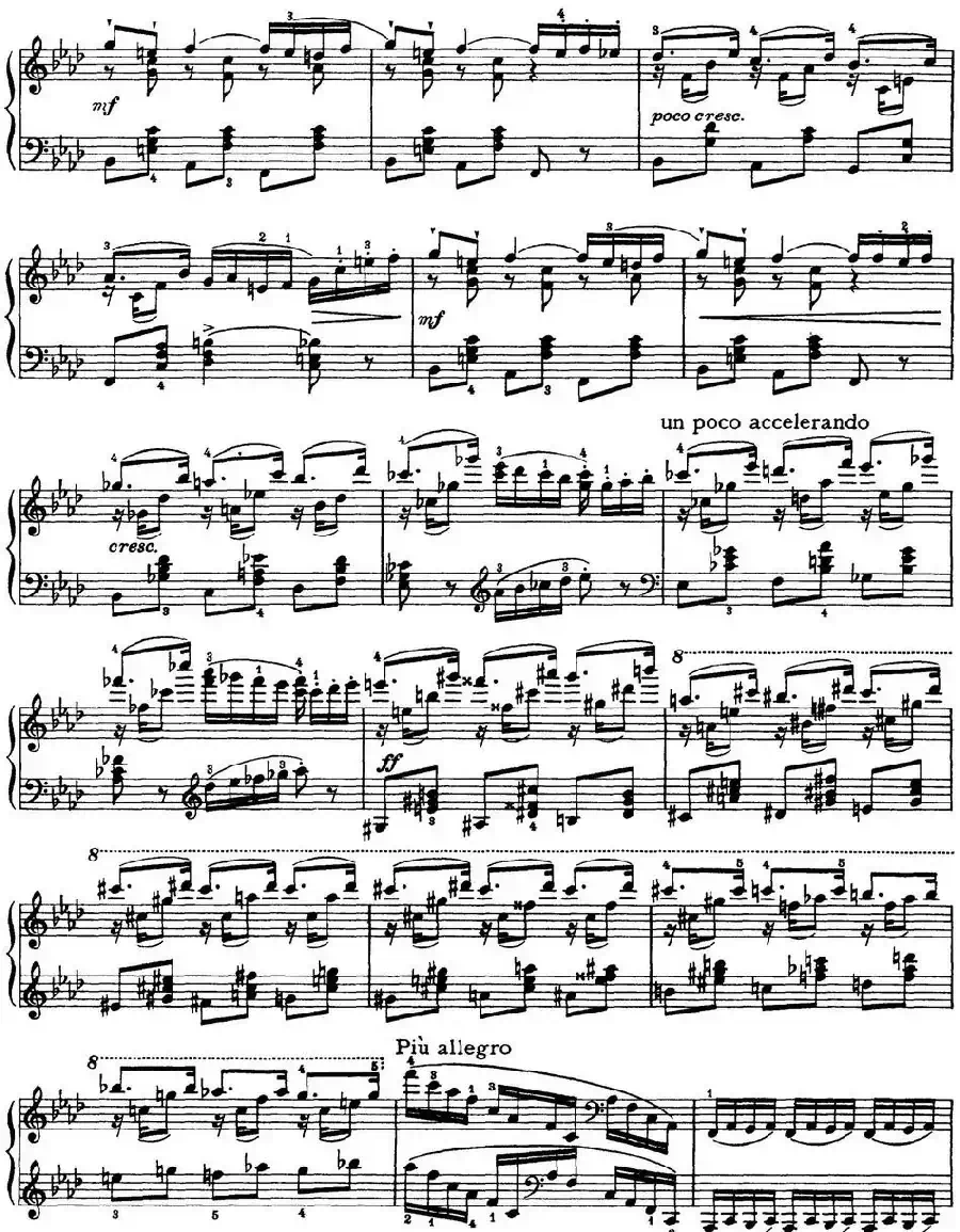 柴可夫斯基18首钢琴小品Op.72（1.Impromptu in F Minor）