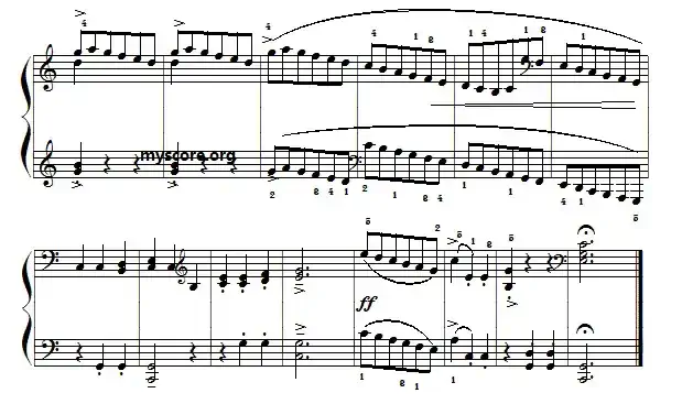 考级初级曲目: 小指挥员