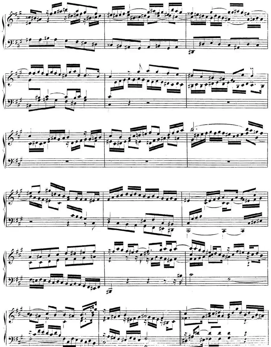 Toccata BWV 910（7首托卡塔·No.1 #F小调）