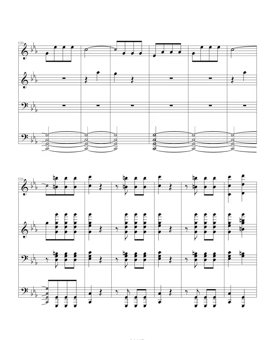 命运交响曲(四手联弹)