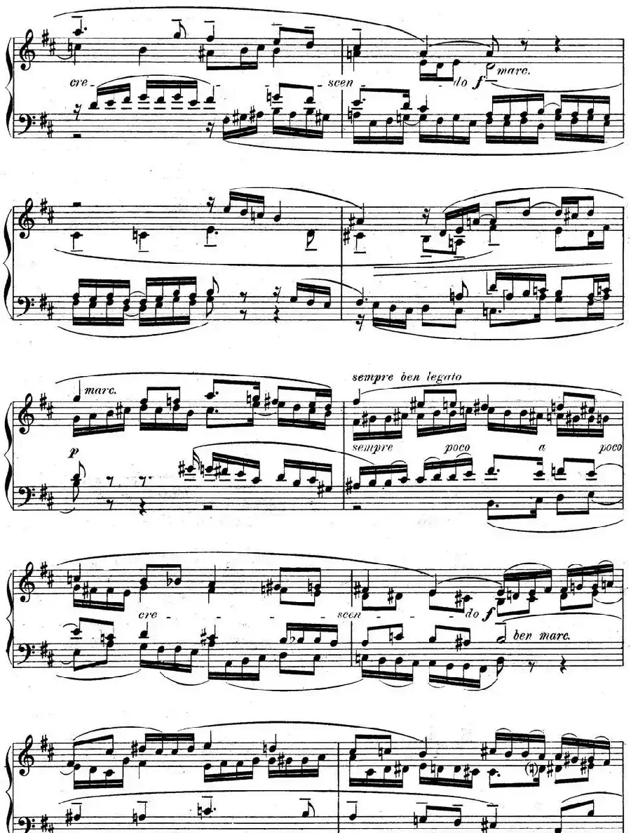 6 Preludes and Fugues Op.99（6首前奏曲与赋格·4）