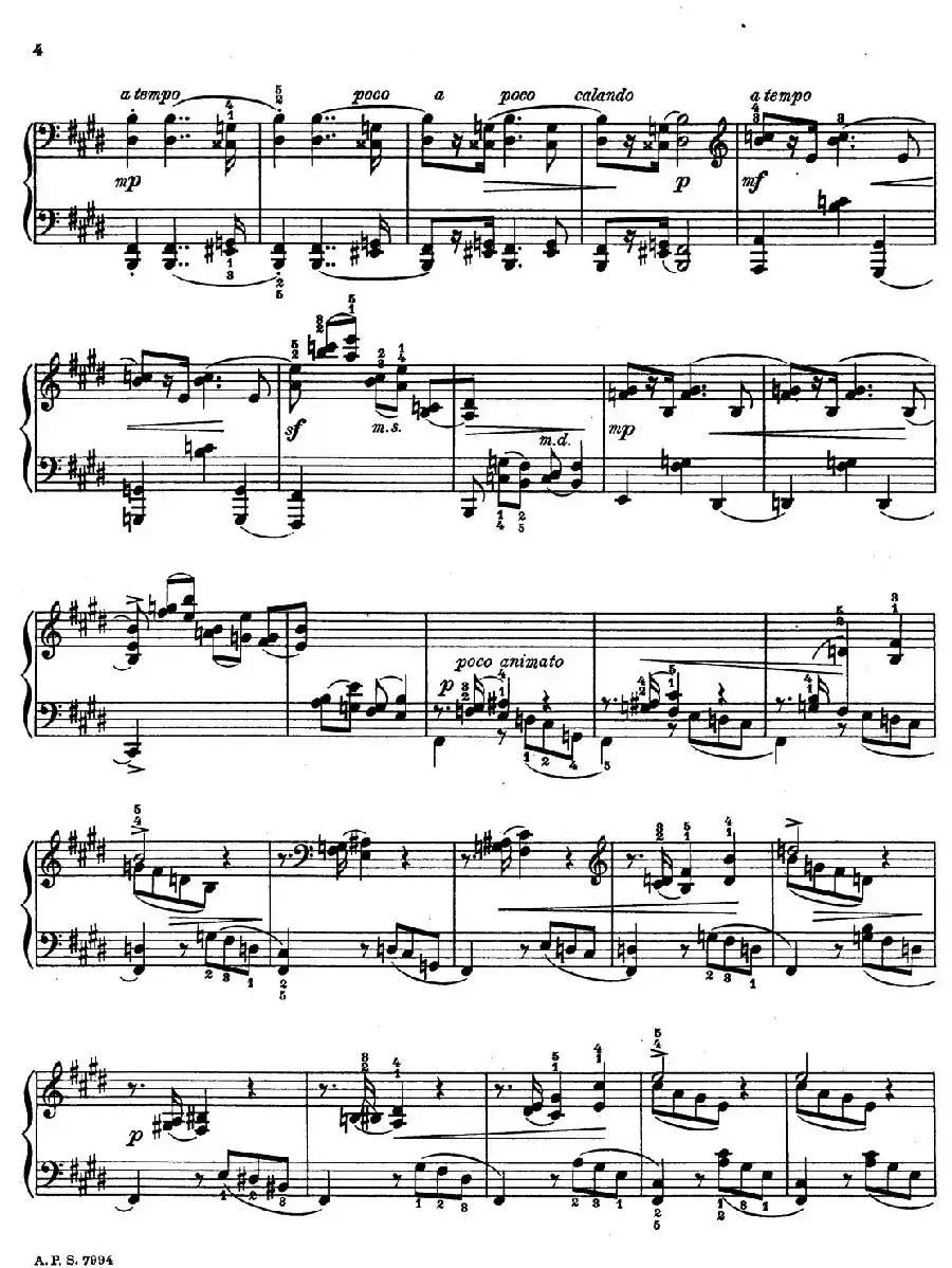2首玛祖卡舞曲（2）（Two Mazurkas Op.28 No.2）