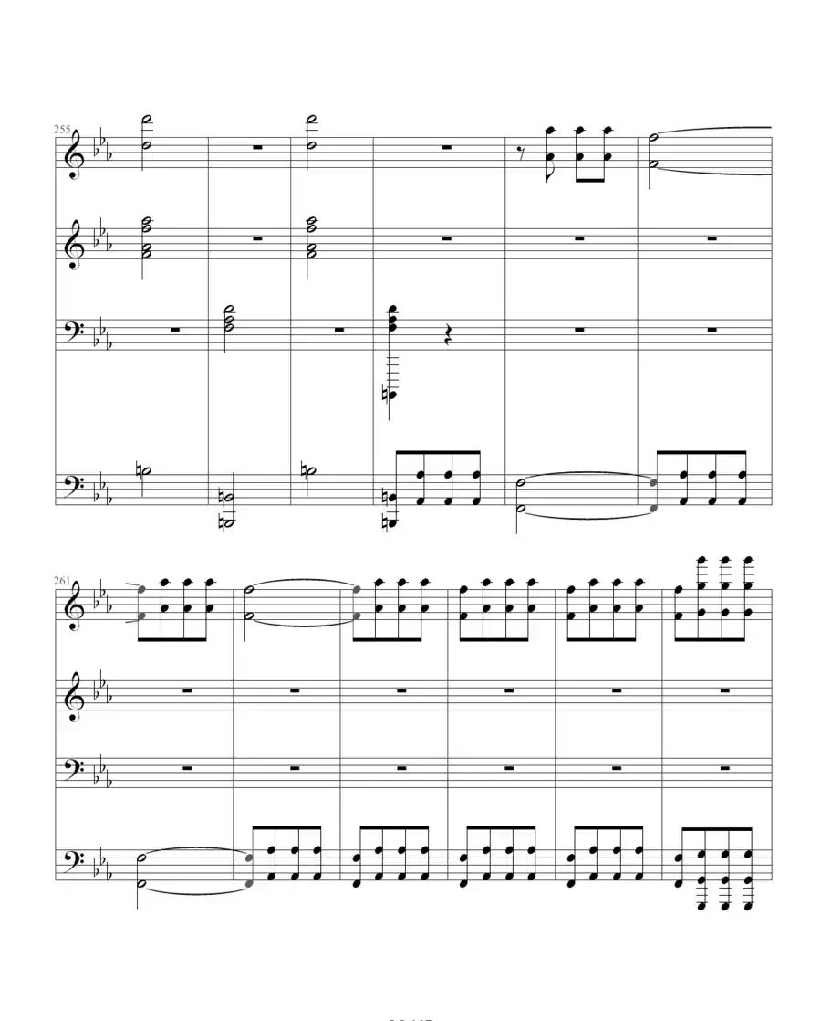 命运交响曲(四手联弹)