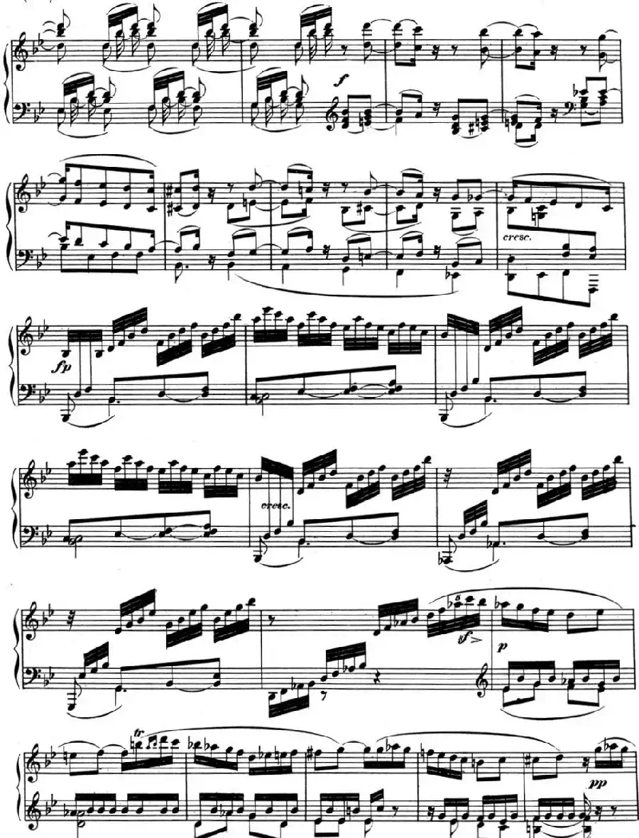 贝多芬钢琴奏鸣曲11 降B大调 Op.22 B-flat major