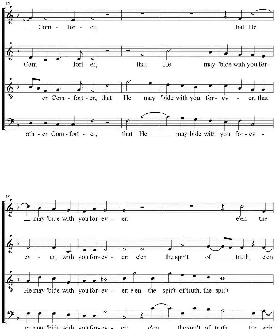 If ye love me（四重奏）