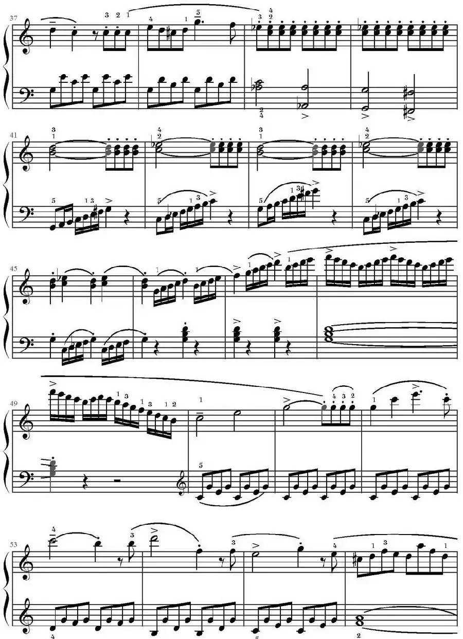 C大调小奏鸣曲 Op.20 No.1(库劳作曲版)