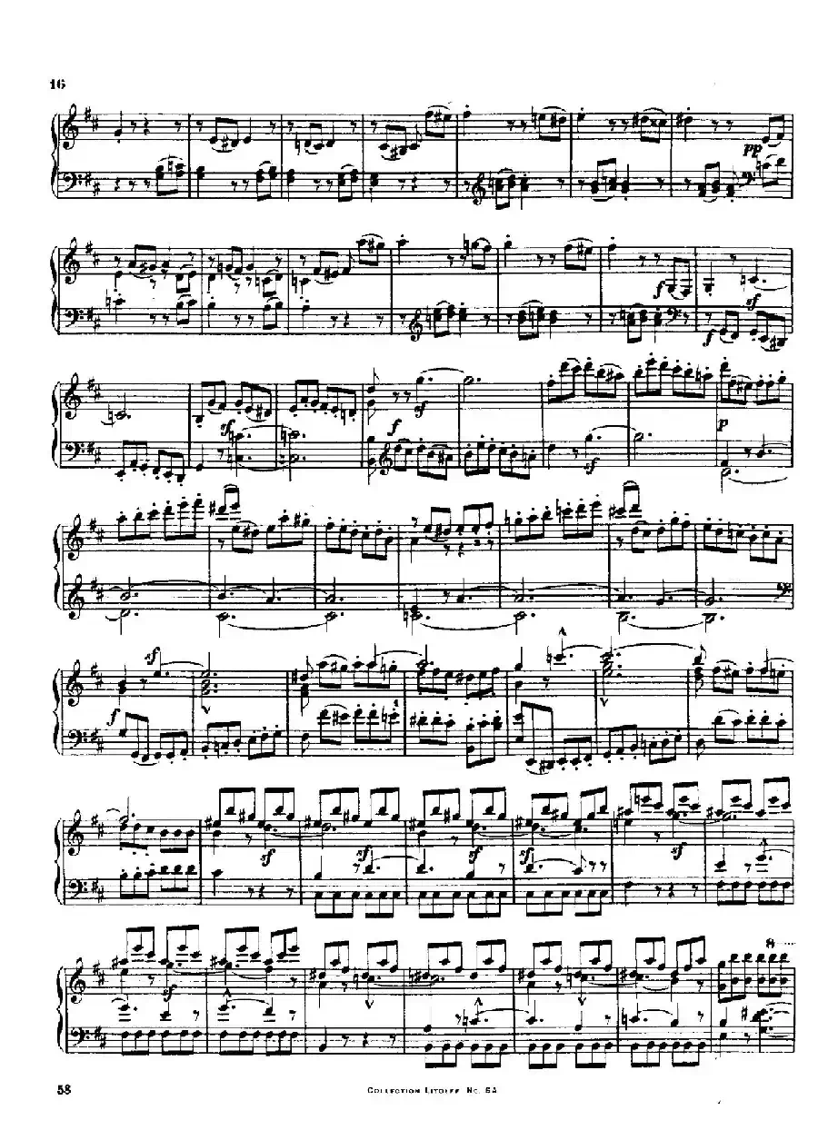 String Quartet No.3 in D Major Op.18-3（D大调第三弦乐四重奏·钢琴独奏版）