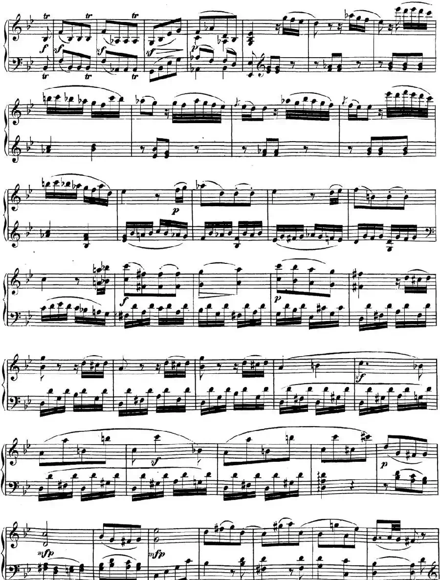 贝多芬钢琴奏鸣曲19 g小调 Op.49 No.1 G minor