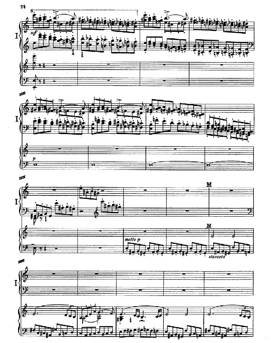 Piano Concerto in E Major Op.59（E大调钢琴协奏曲·双钢琴·第四乐章）