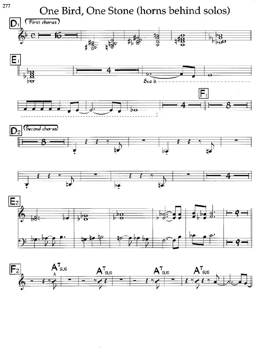 One Bird,One Stone(爵士钢琴曲)