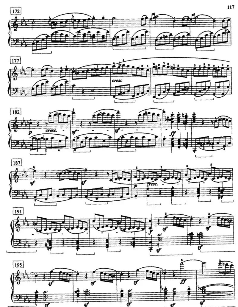 “悲怆”奏鸣曲Op.13（第三乐章）