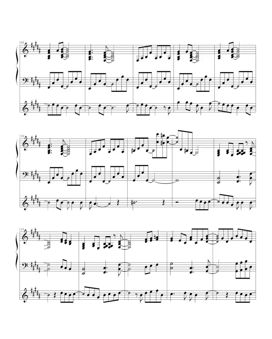 life is like a boat (生命如舟)(钢琴伴奏谱)