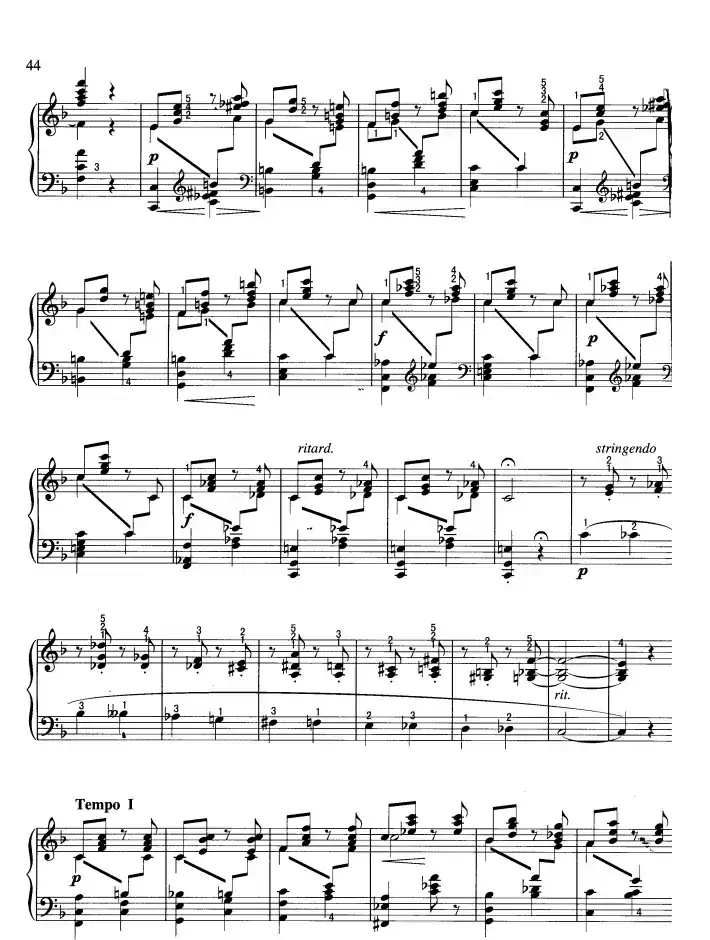 旋律（F大调 鲁宾斯坦作曲版）