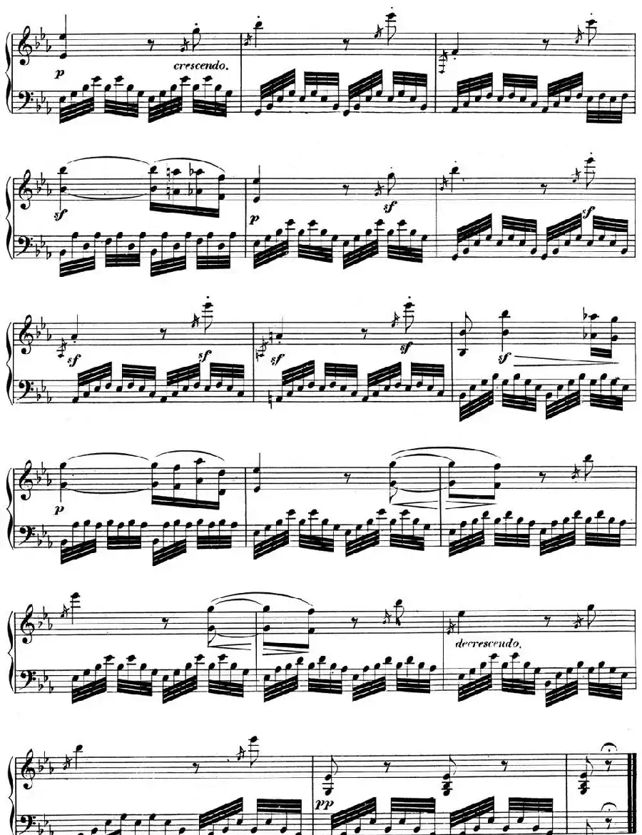 贝多芬钢琴奏鸣曲04 大调奏鸣曲 降E大调 Op.7 E-flat major