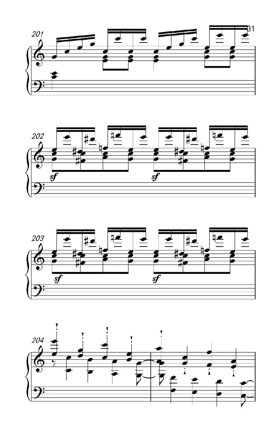 奏鸣曲 Opus 2 Nr.3 第一乐章(贝多芬奏鸣曲集 1)