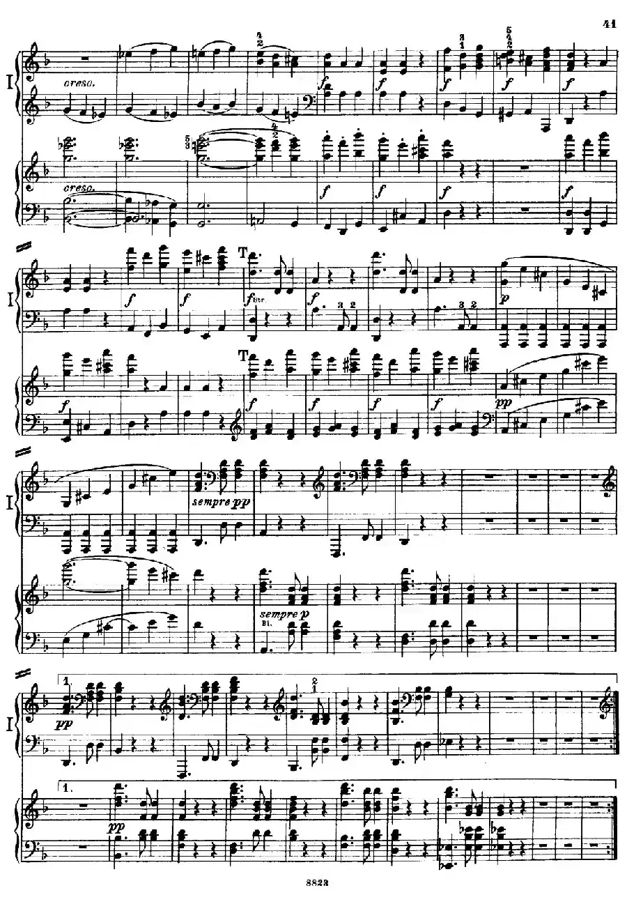 d小调第九交响曲 Op.125（双钢琴P33——42）