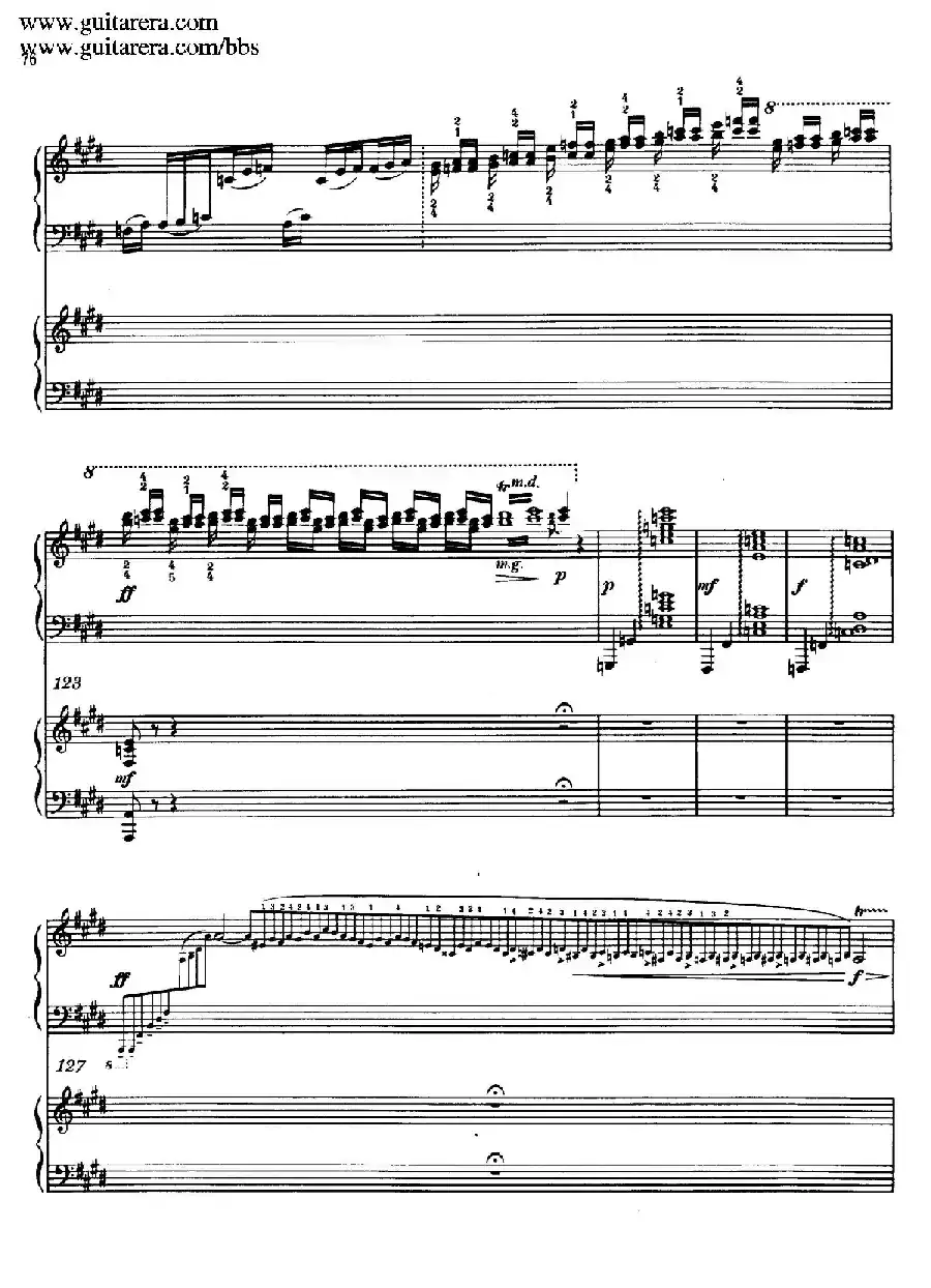 c小调第二钢琴协奏曲 Op.18（双钢琴·第二乐章）