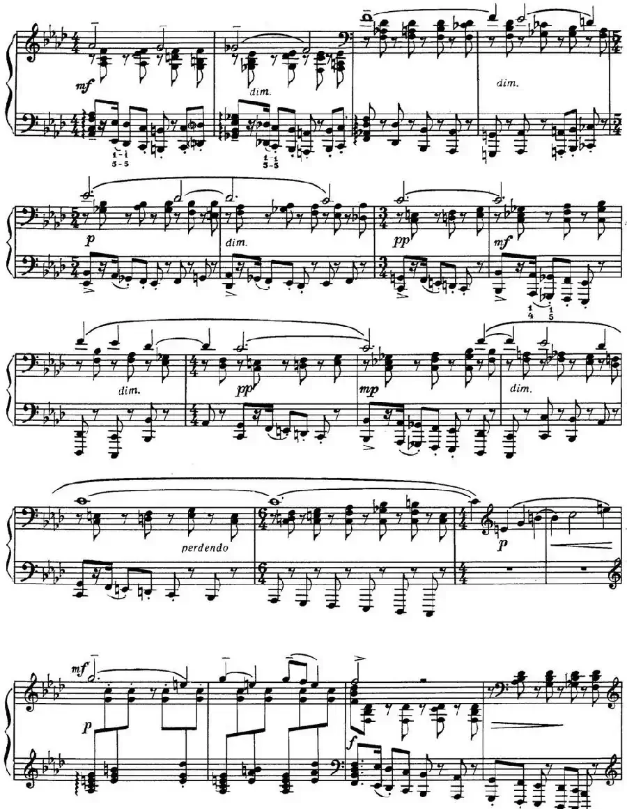 拉赫玛尼诺夫 音画练习曲1 Etudes tableaux Op.33 No.1