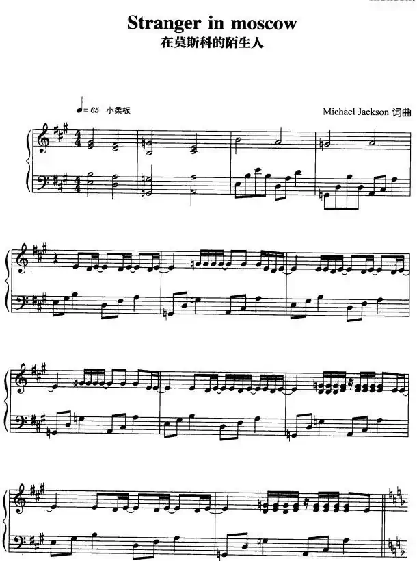 在莫斯科的陌生人