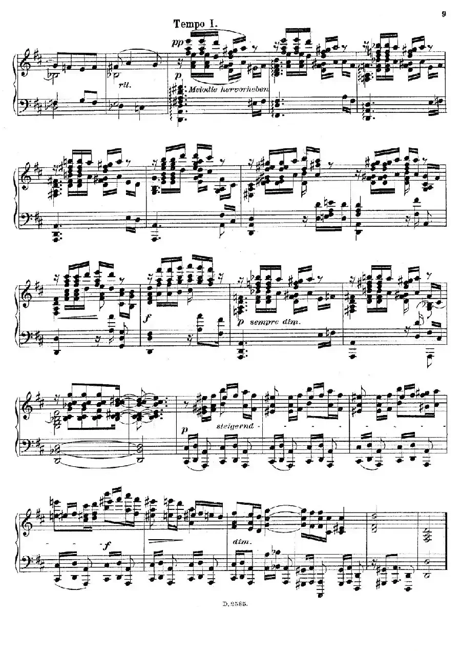 Fantasien über Gedichte von Richard Dehmel Op.9（德默尔之诗幻想曲3. 爱情）