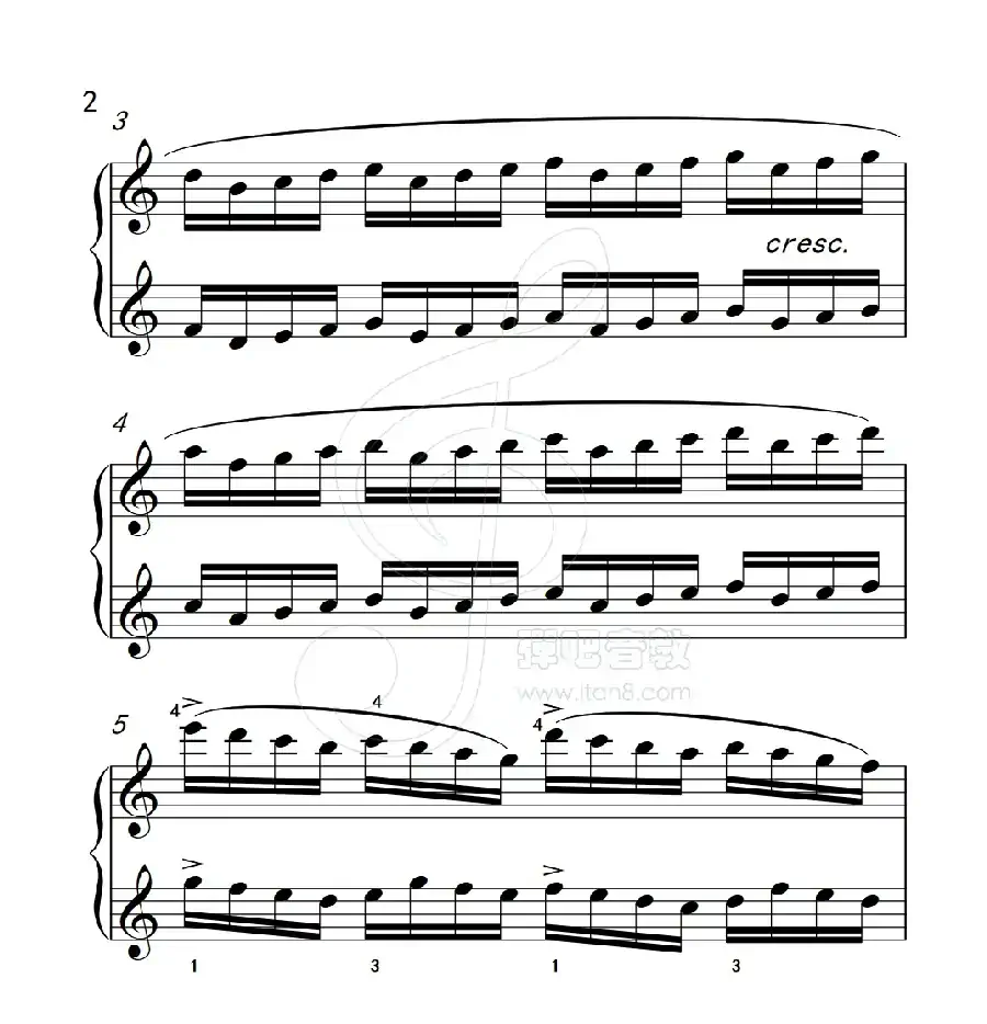 练习曲 1(克拉莫钢琴练习曲60首)