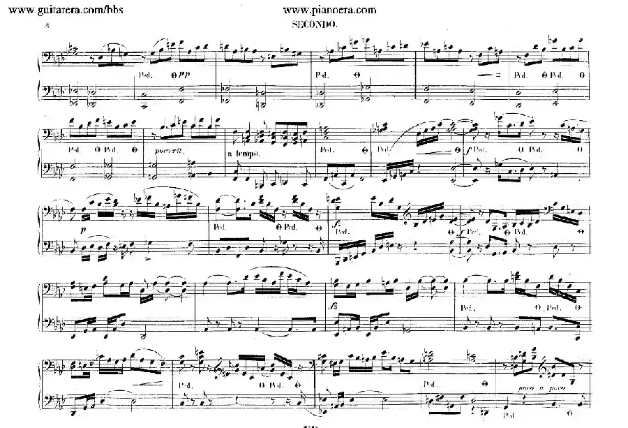 Piano Concerto No.2 in f Minor Op.21（f小调第二钢琴协奏曲·四手联弹版）