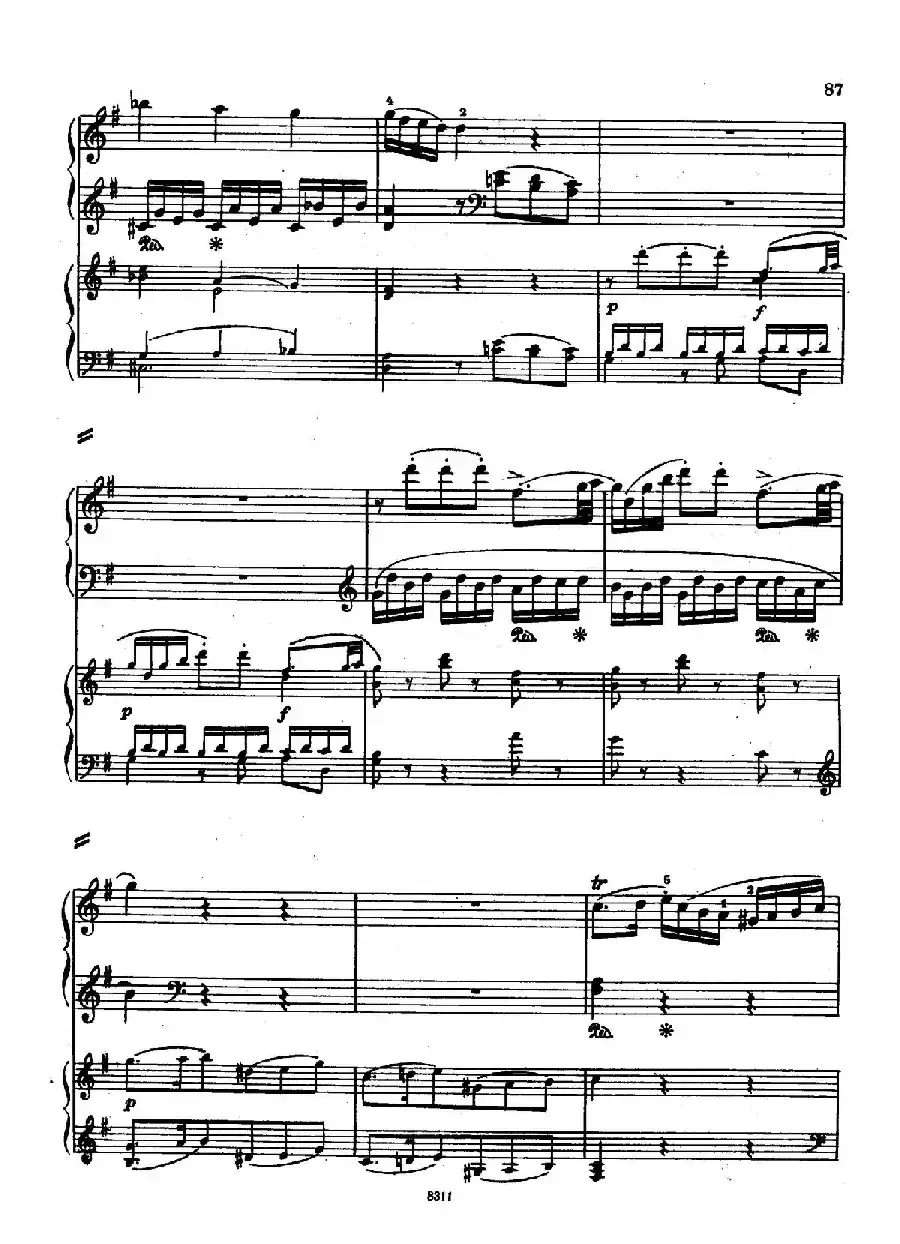 Concerto no 5 K 175 - 2 Piano（Ⅱ）