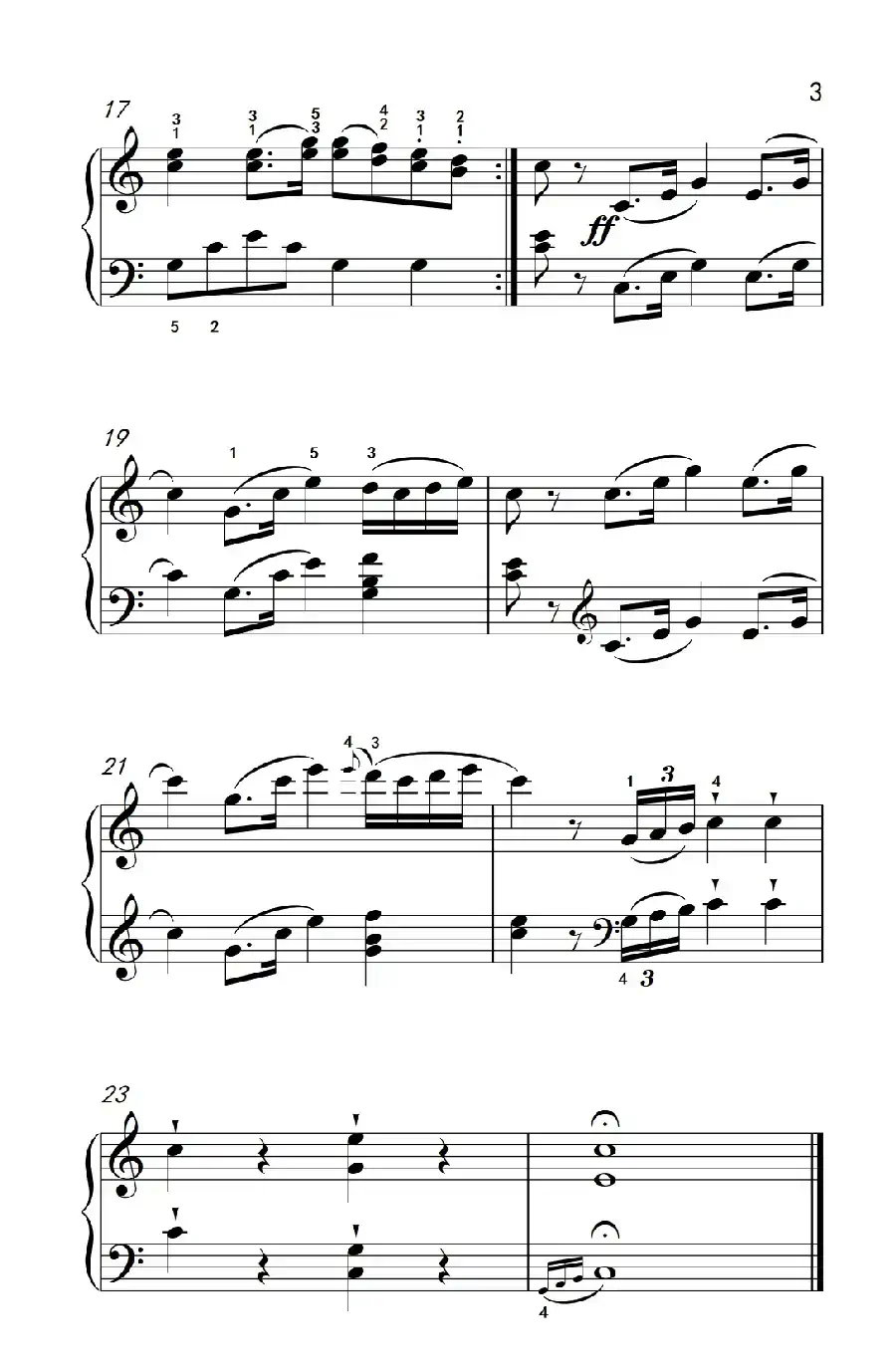 咏叹调（老年大学 钢琴教程 3）