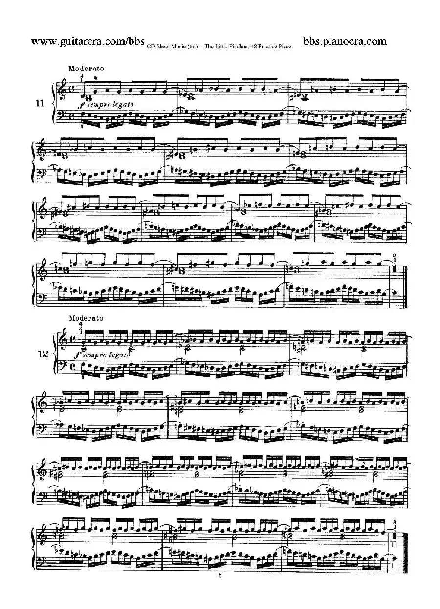 48 Practice Pieces（四十八首钢琴练习曲）