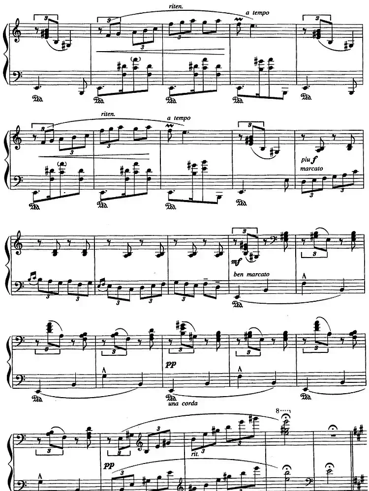 现代钢琴曲：27、探戈舞曲（Op.164，No.2）