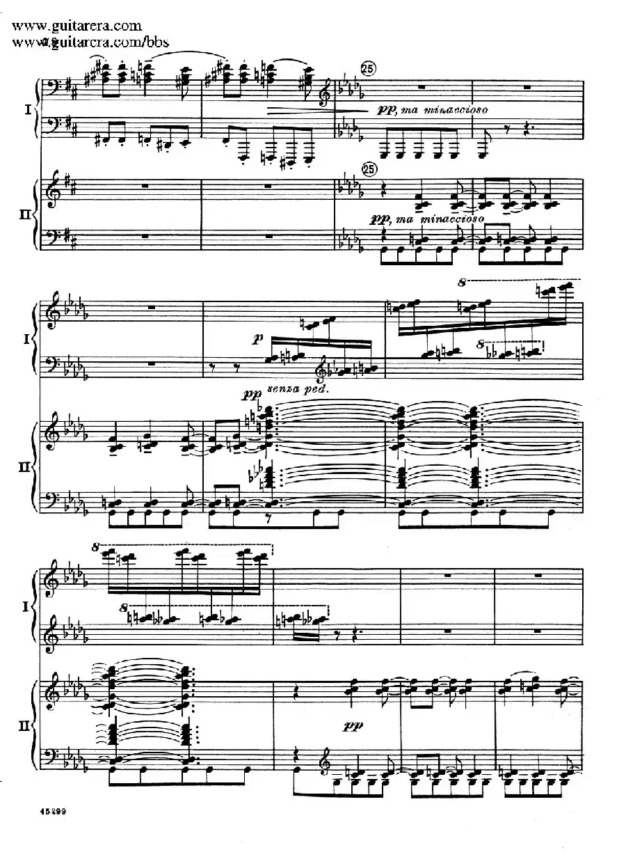 Piano Concerto Op.38（钢琴协奏曲·双钢琴·第三乐章）