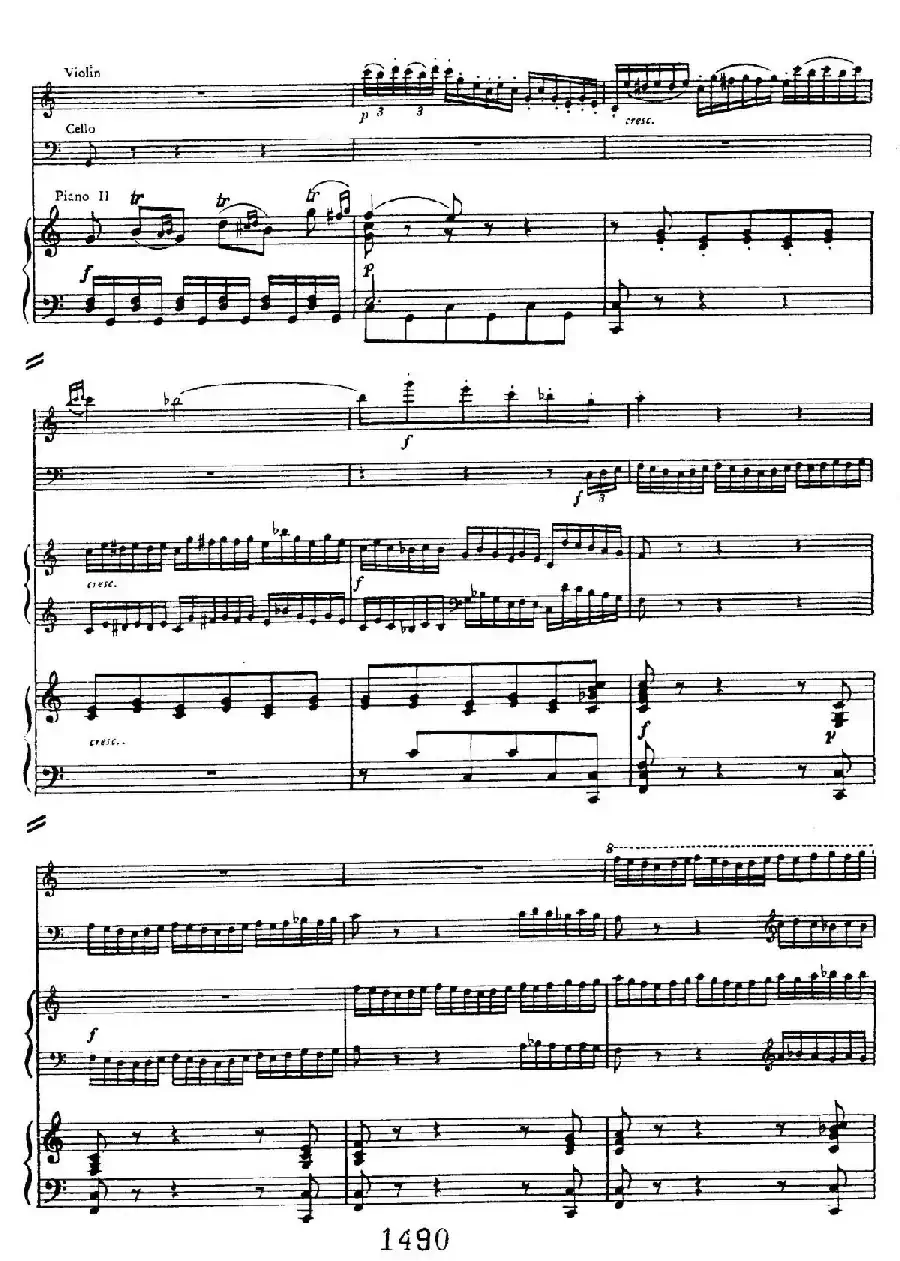 Triple Concerto in C Major Op.56（C大调三重协奏曲·双钢琴·Ⅲ）