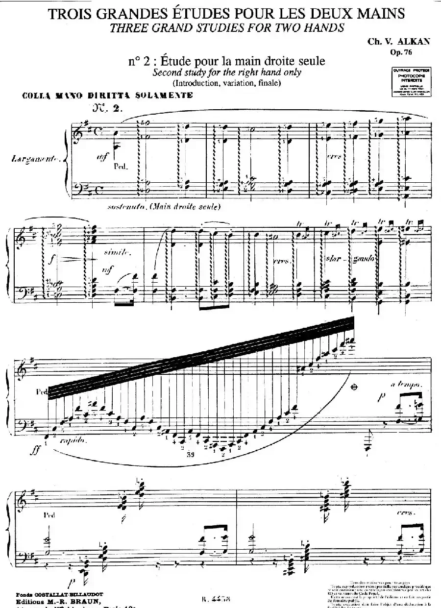 3 Grandes Etudes Op.76 No. 2（3首华丽练习曲·2）