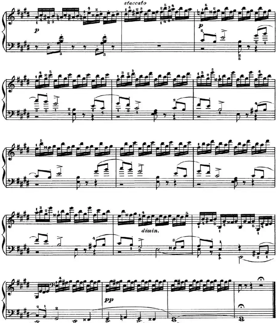 柴可夫斯基 四季 11月 在马车上 E大调 Troika E major