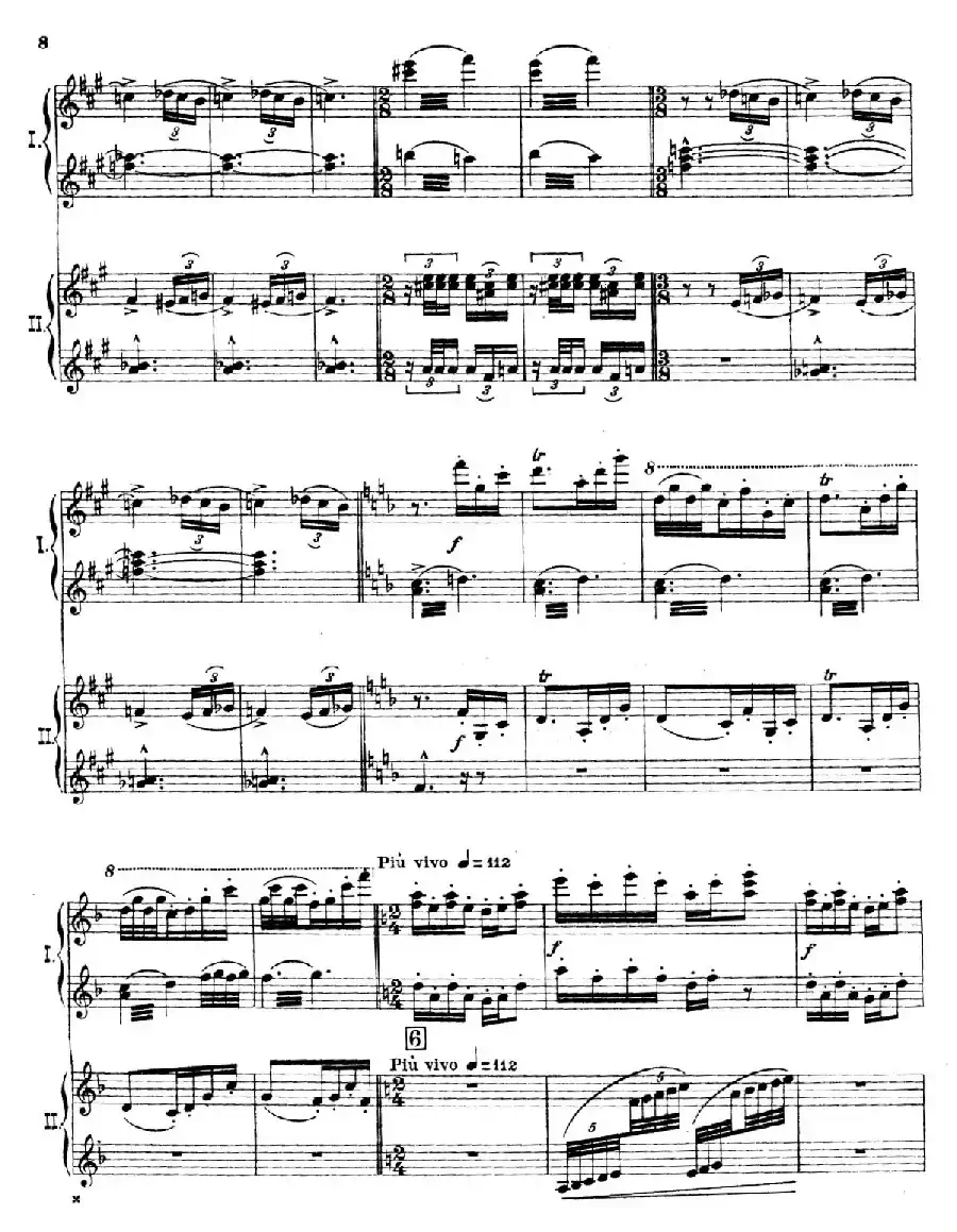 The Pines of Rome（交响诗《罗马的松树》·双钢琴）（第一部分：博尔盖塞别墅的松树）