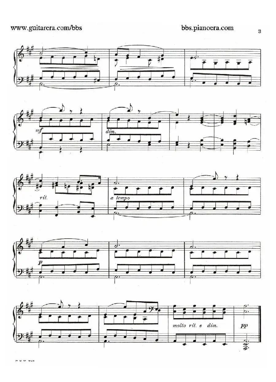 Eight Preludes Op.30（8首前奏曲 7. A大调）