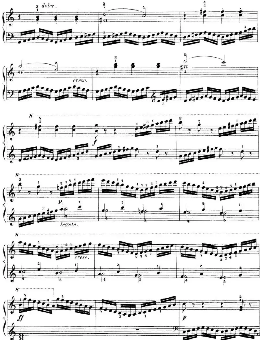 40首车尔尼Op.299钢琴快速练习曲（NO.9）