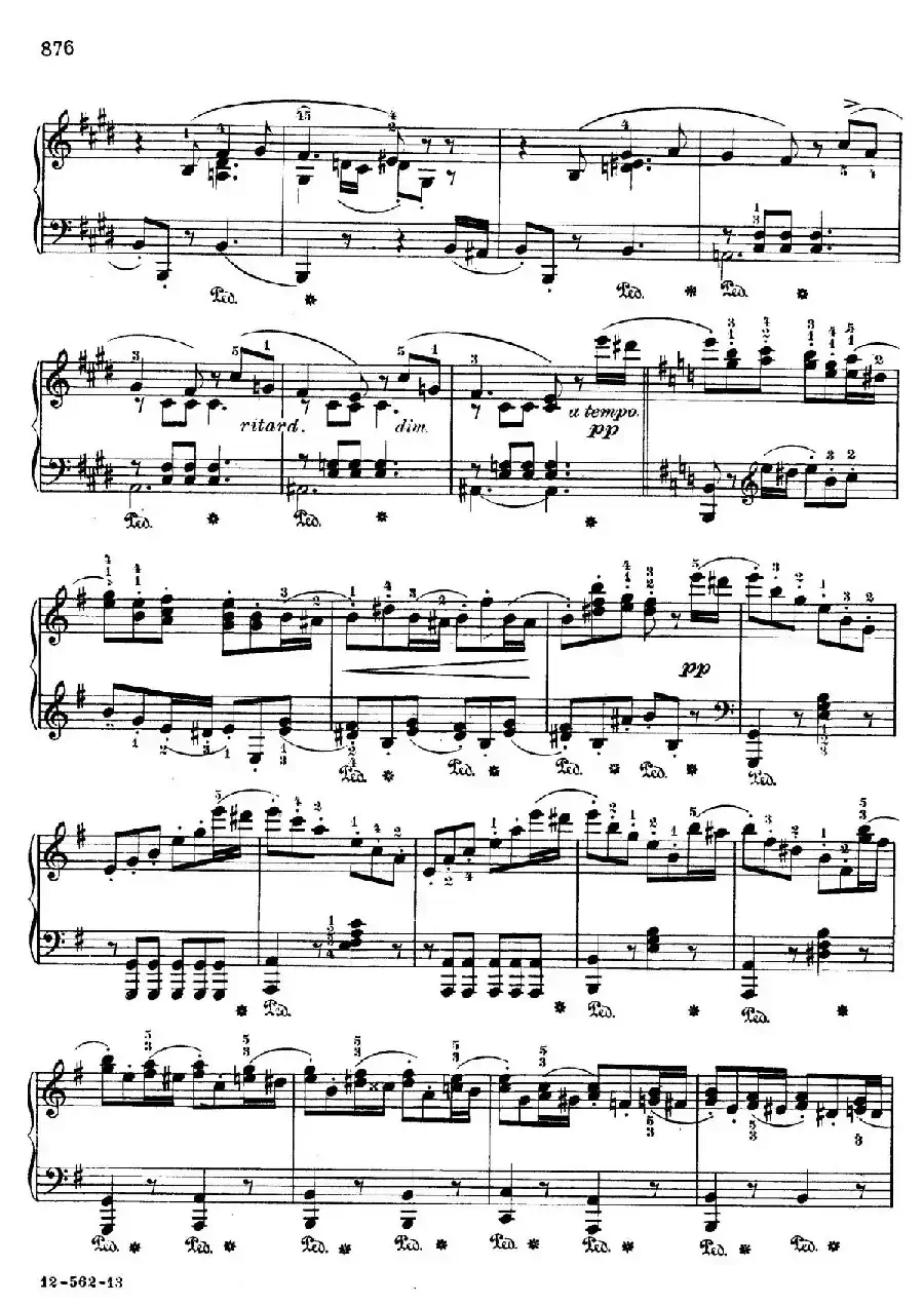 Rondo Capriccioso Op.14（随想回旋曲）