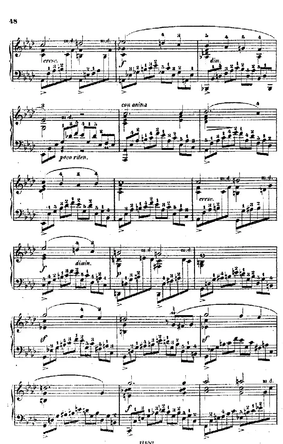 Douze Etudes de Salon Op.5（12首沙龙练习曲·10）