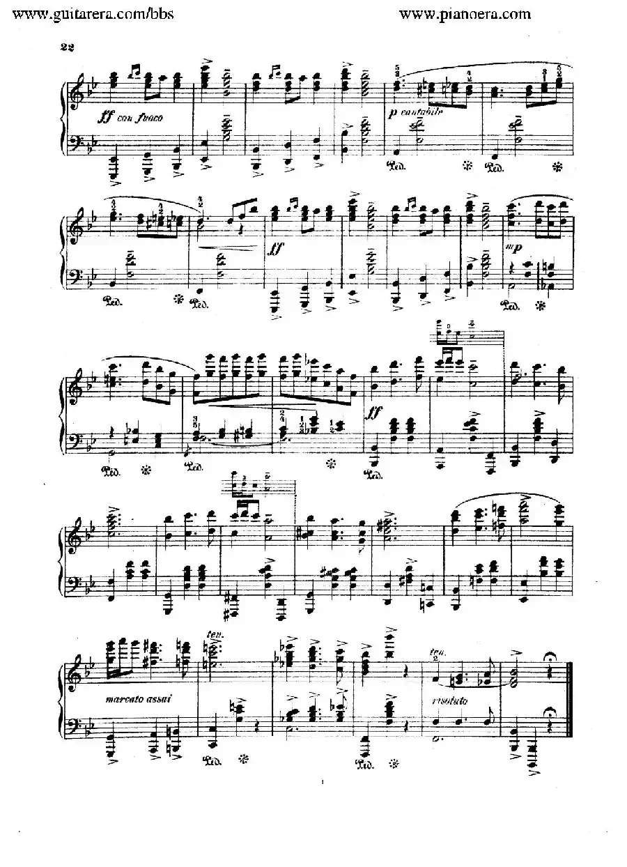 Spanish Dances Op.12（西班牙舞曲·钢琴独奏版）
