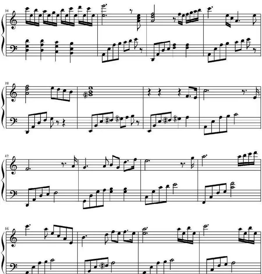 眼泪tear（钢琴简易演奏版）