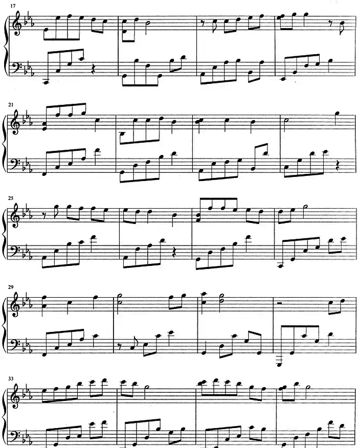 流行歌曲改编的钢琴曲：小小