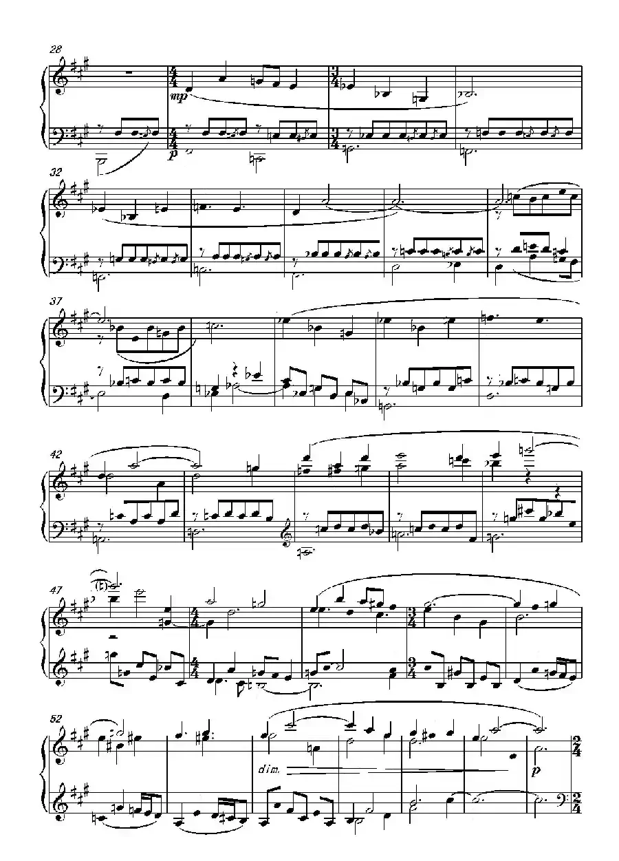第十七钢琴奏鸣曲Piano Sonata No.17（葛清钢琴奏鸣曲、三个乐章）