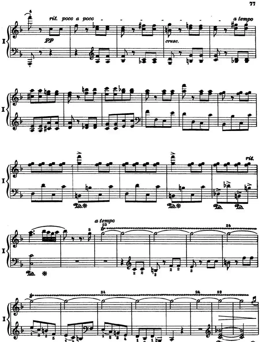 二十八部钢琴协奏曲 No.19（P61-78）