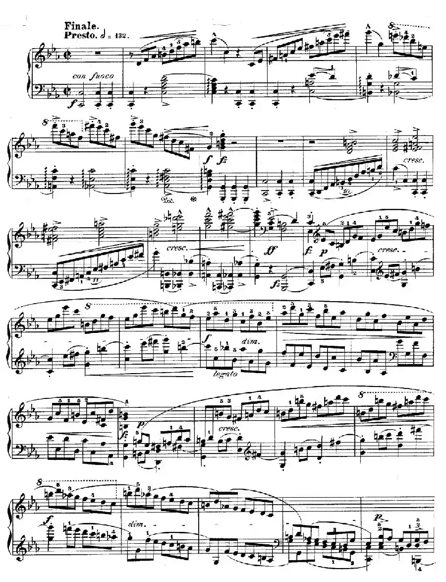 Piano Sonata No.1 in c Minor Op.4 （c小调第一钢琴奏鸣曲）