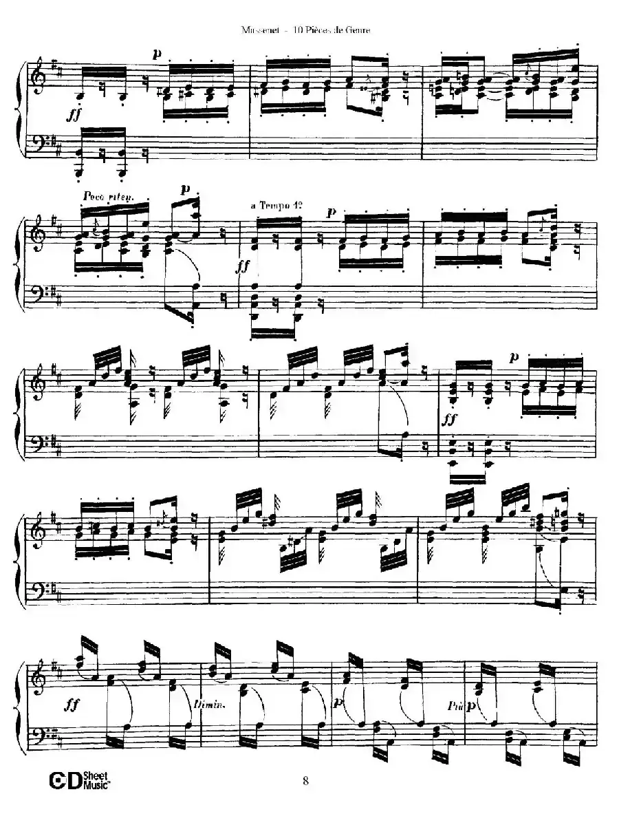 Dix Pièces de Genre Op.10（10首个性小品·Ⅱ）