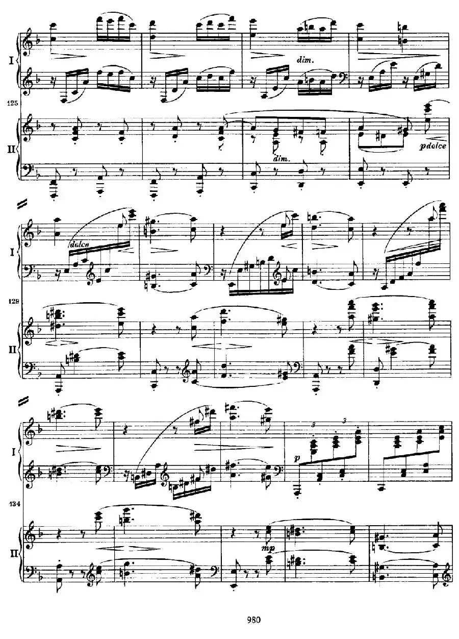 降B大调第二钢琴协奏曲（P81——90）