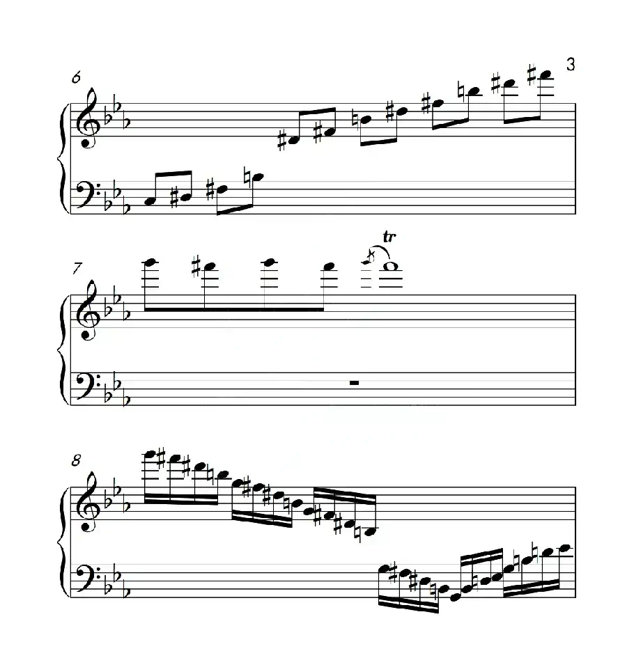 第六级 台湾民谣(中国音乐学院钢琴考级作品1~6级)