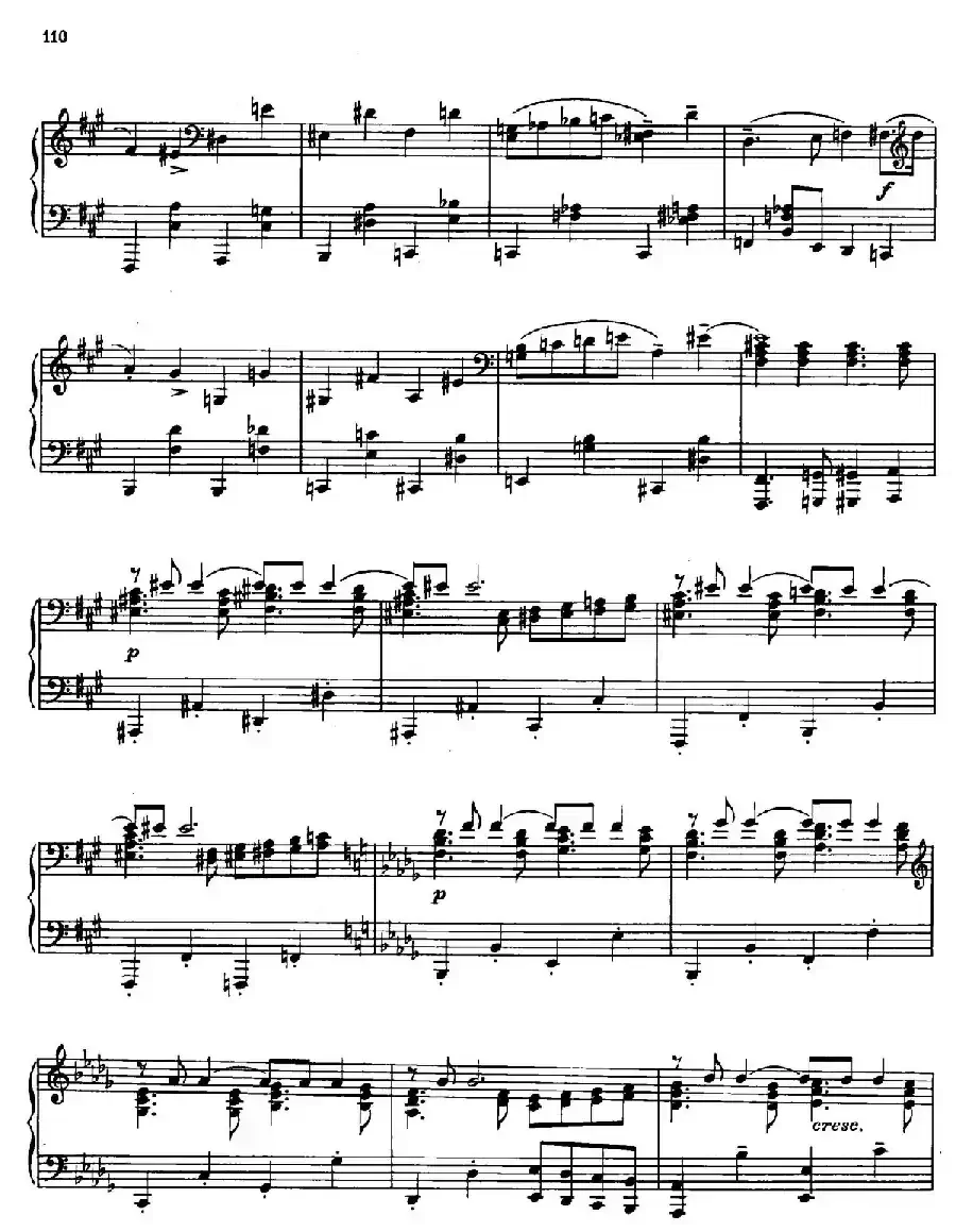 Prokofiev - Ten Pieces Op.12（普罗科菲耶夫-10首小品·8）