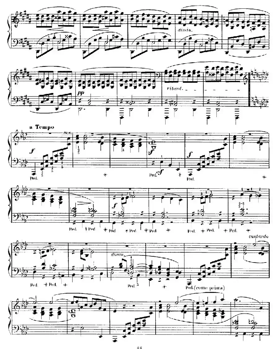 15 Etudes de Vortuosite Op.72（15首辉煌练习曲·13）